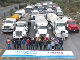 Gobierno de García y comunidad trabajan juntos para superar los cortes de agua